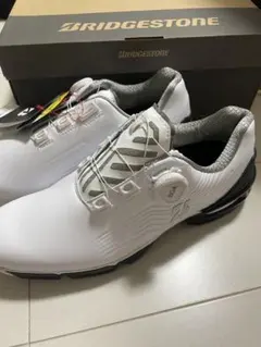 BRIDGESTONE ゴルフシューズ BOA ホワイト　26.5 4E 新品 BRIDGESTONE ゴルフシューズ BOA ホワイト26.5 - メルカリ