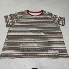 レディース 総柄Tシャツ 2XLサイズ