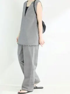 最終価格！simplicitie セットアップ　ベスト パンツ 今期 新品