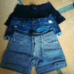 ショートパンツ3点セット