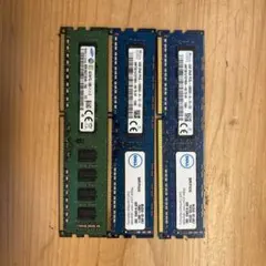 デスクトップ用メモリ 4GB 4枚セット 計16GB PC3-12800U - メルカリ