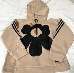 マリメッコ花柄フード付きパーカー