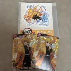 鬼滅の刃 日輪バトルスラッシュ 我妻善逸 2枚 ジャンプ ビクトリー