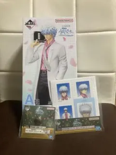 【値下げ中】銀八先生一番くじ　A賞坂田銀八フィギュア他3点セット