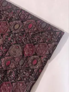 インド刺繍生地　HBRR ※延長の場合特価