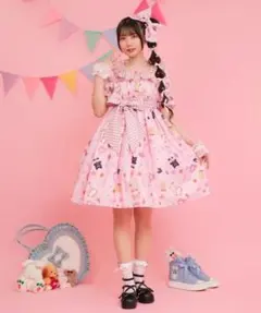 axes femme kawaii okappalover お菓子の家柄JSK - メルカリ