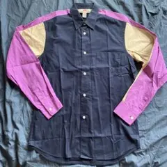 COMME des GARCONS×H&M ポプリン切り替えシャツ　XSサイズのサムネイル