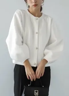 Lajour　日本製ニットカーディガン