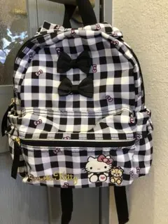 ハローキティ チェック柄リュック