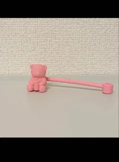 スターバックス リユーザブルカップ専用ストローキャップ ベアリスタ ピンク