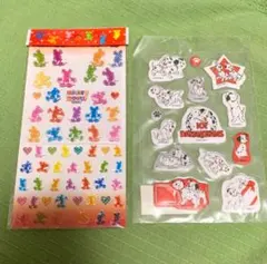 シール　シール帳　Disney ぷっくり