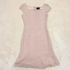 ヴォイスメール/ワンピース/36/マーメイド ラメ ちび袖 ピンクのサムネイル