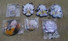 刀剣乱舞　小狐丸　缶バッチ　キーホルダー　7個　まとめ　セット