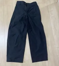 UNIQLO ジャージーバレルレッグパンツ　ブラック　S