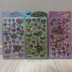 パワーパフガールズ うるちゅるポップシール プチドロップステッカー3枚セット
