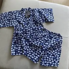 象柄 甚平 120cm ネイビー