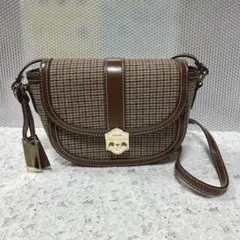 H.JILL by JILL STUART ショルダーバッグ チェック ブラウンのサムネイル