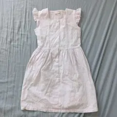 ARTLETTER ノースリーブワンピース 140cm ピンク コットン100のサムネイル