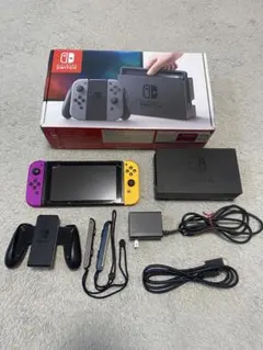 Nintendo Switch 本体 紫・黄色 Joy-Con HAC-001