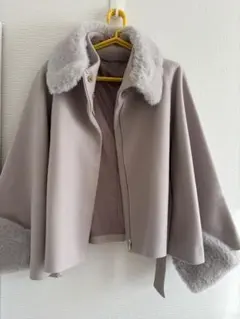 ファー ポンチョ