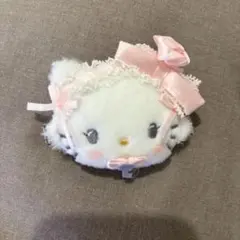 サンリオ ホワイトフリル シークレットヘアクリップ チャーミーキティ