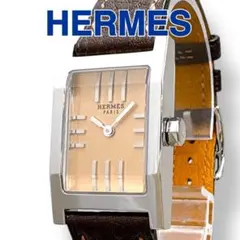 エルメス タンデム TA1.210 レザー オレンジ レディース 時計 ブランド