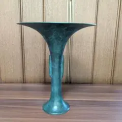 青銅製 花器 　池坊　専好立華瓶（せんこうりっかびん)