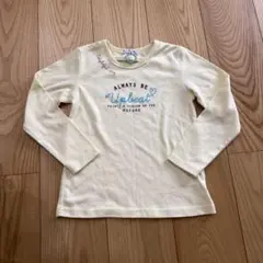 キッズ　 イエロー 長袖カットソー