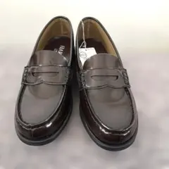 【新品未使用タグ付き】ハルタ　合成皮革　コインローファー　23.5㎝ 3E