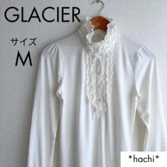 GLACIER グラシア クリームアイボリー カットソー 襟フリル ゆるふわのサムネイル