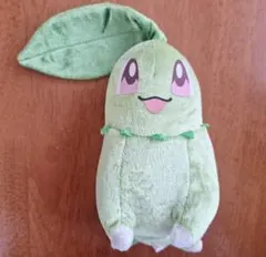 アニメ　ポケモン　チコリータ　パーカカラーぬいぐるみ　景品で獲得し、コレクション