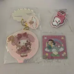 サンリオ マイメロディ マイメロ アクリルスタンドキーホルダー ラバーチャーム