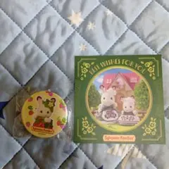 シルバニアファミリーメッセージカードと缶クリップ新品未開封