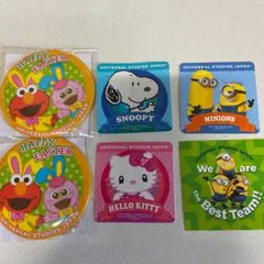 USJ 非売品シール　イースター缶バッジ