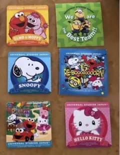 USJユニバーサルシール6枚 配布終了をセット　usjユニバーサル限定品