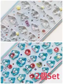 シナモロール&ハンギョドン ボンボンドロップシール