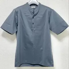 ビューティ&ユース ハイゲージ バンドカラー スキッパー ポロシャツ　RO