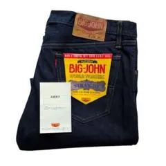 70s デットストック ビッグジョン デニムパンツ W38L31 タロンジップ