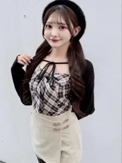 NOMAE リボンキャミボレロアンサンブルニット - メルカリ