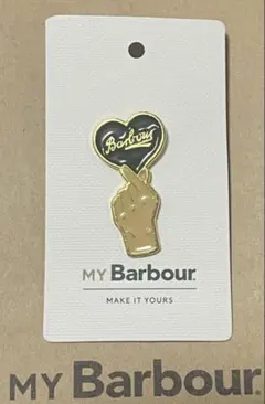 ★激レア★【新品未開封】 Barbour ラブハート ピンバッチ 専用封筒付き