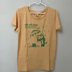 チャイハネ　おかかWalk with Okaka イエロー Tシャツのサムネイル