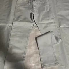 moussy ホワイト スキニーパンツ ストレッチ素材