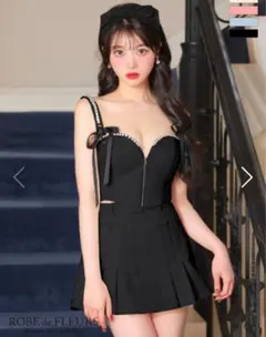 ROBE de FLEURS ブラックセットアップ キャバドレス