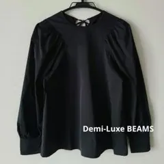 Demi-Luxe BEAMS コットンナイロンスタンドネックプルオーバー Sのサムネイル