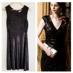 ichie スパンコールドレスワンピース