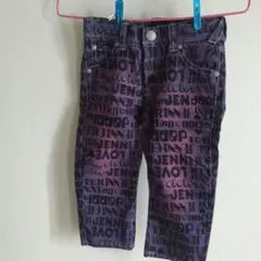 パープル ボトムス