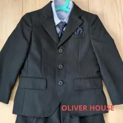 キッズ ストライプ フォーマルスーツ　卒園　入学
