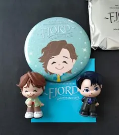 ミセス FJORD ガチャ セット（フィギュアx2, バッジx1）