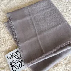 □ 47978☆LOEWE ロエベ マフラー アナグラム柄 カシミヤ90% - メルカリ