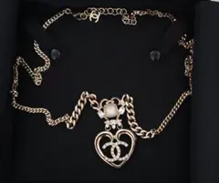 新品❤️CHANEL❤️大きい ハート ココマーク 素敵なネックレス❤️専用レアのサムネイル